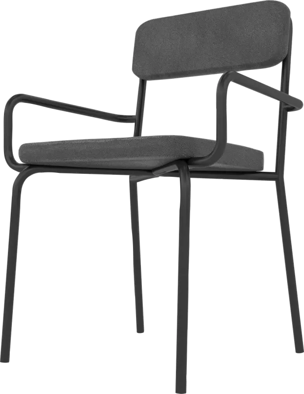 Donateil Black Arm Chair