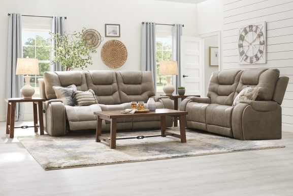 Laredo Springs Gray Loveseat