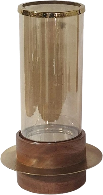 Capania I Gold Candle Holder