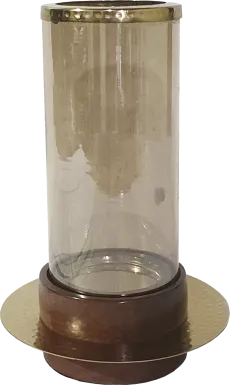 Capania II Gold Candle Holder