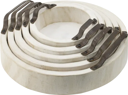 Aylesford Cream Nesting Tray, Set of 5