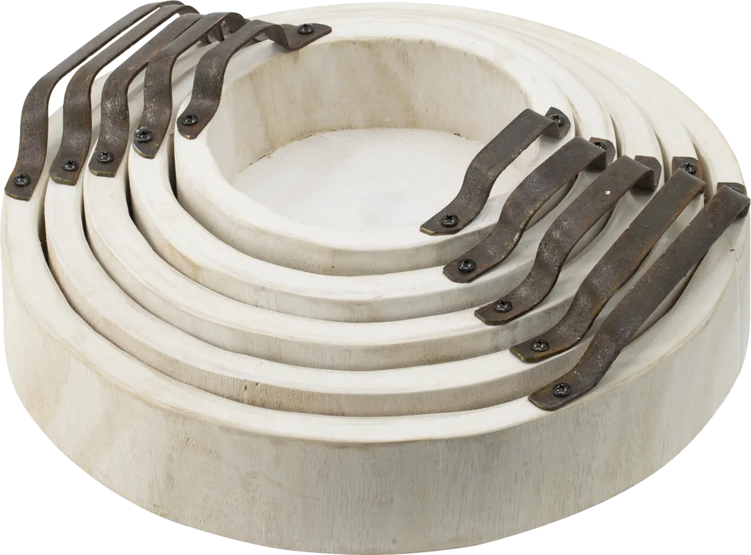 Aylesford Cream Nesting Tray, Set of 5