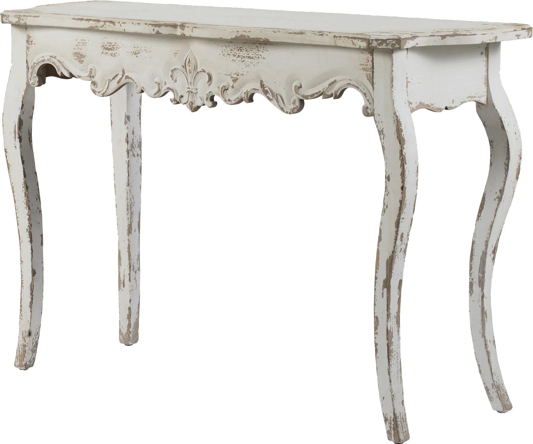 Zeally White Sofa Table - Thumbnail - Image 1