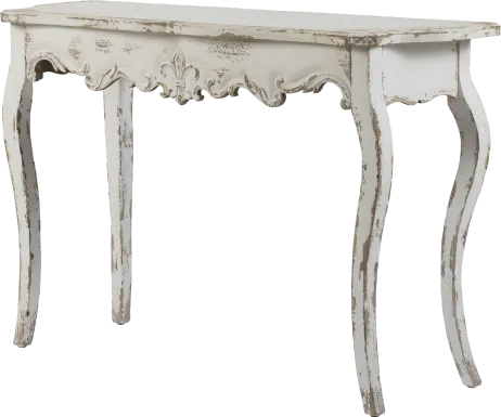 Zeally White Sofa Table