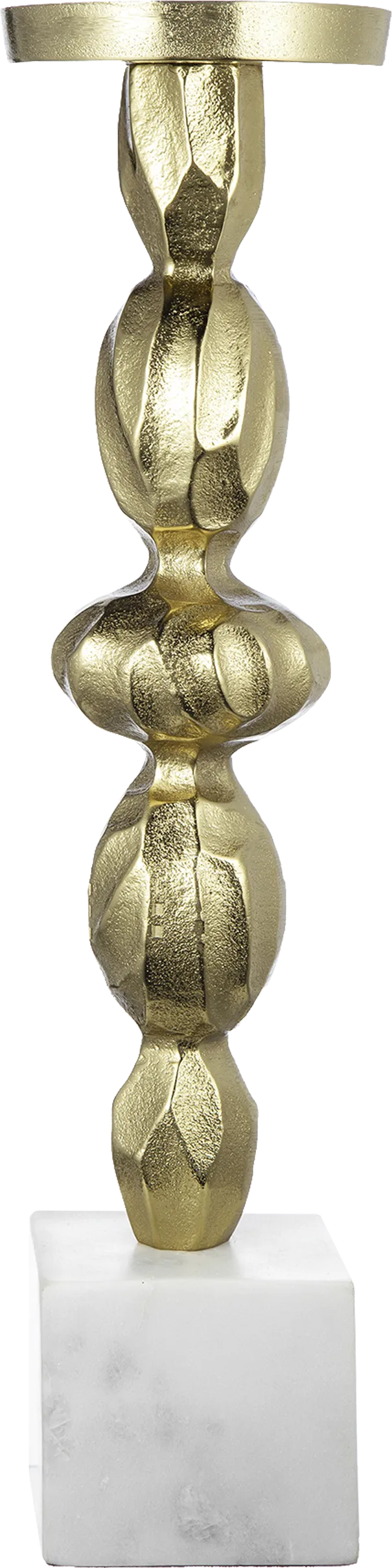 Coalinga II Gold Candle Holder - Image 1