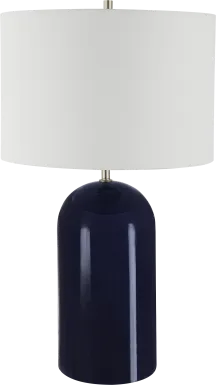 Zelar Shade Blue Lamp