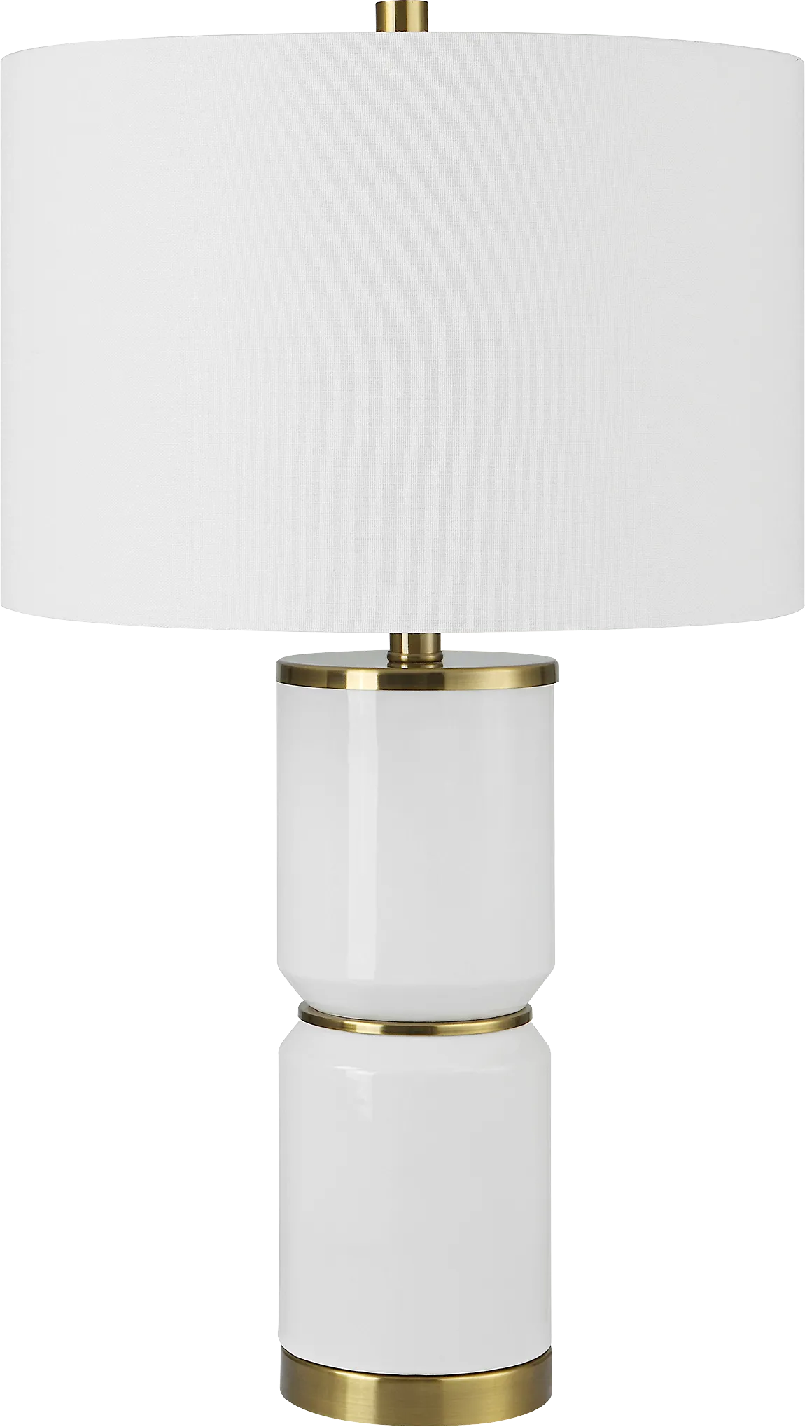 Valesca Circle White Lamp - Image 1