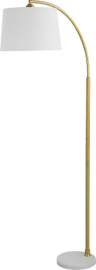 Irone Estates Gold Floor Lamp