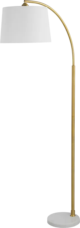 Irone Estates Gold Floor Lamp
