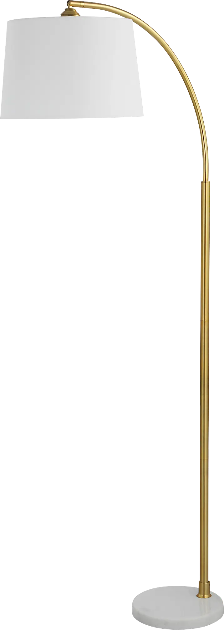 Irone Estates Gold Floor Lamp