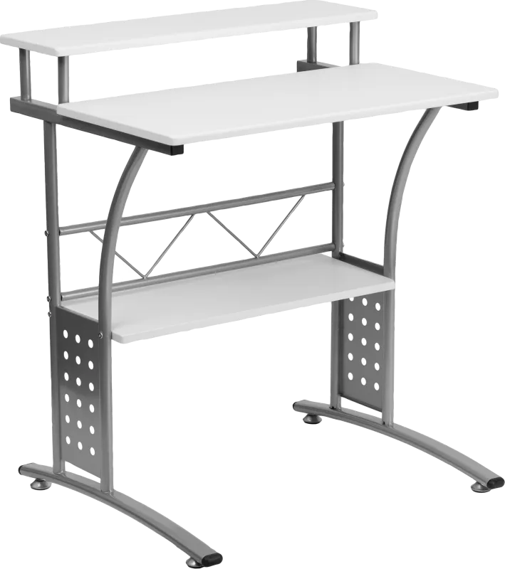 Keagon White Desk
