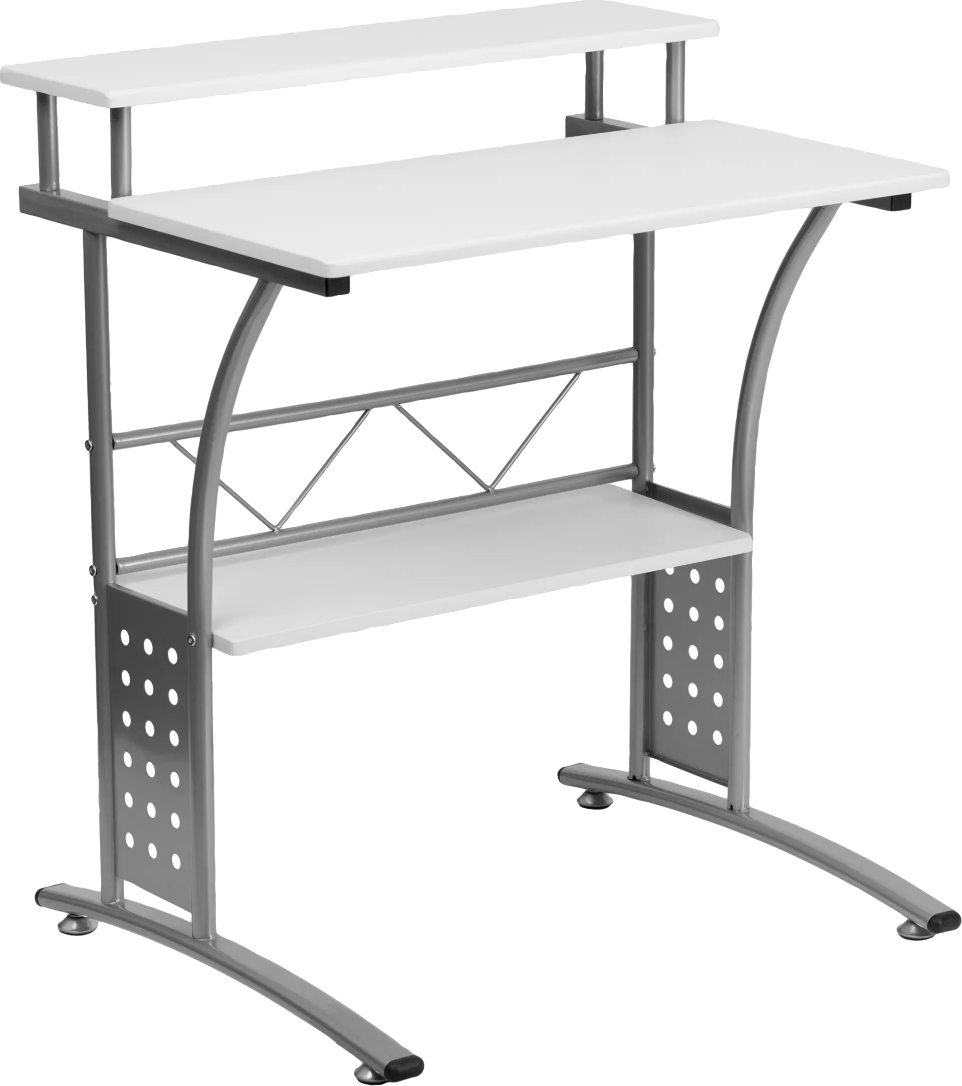 Keagon White Desk