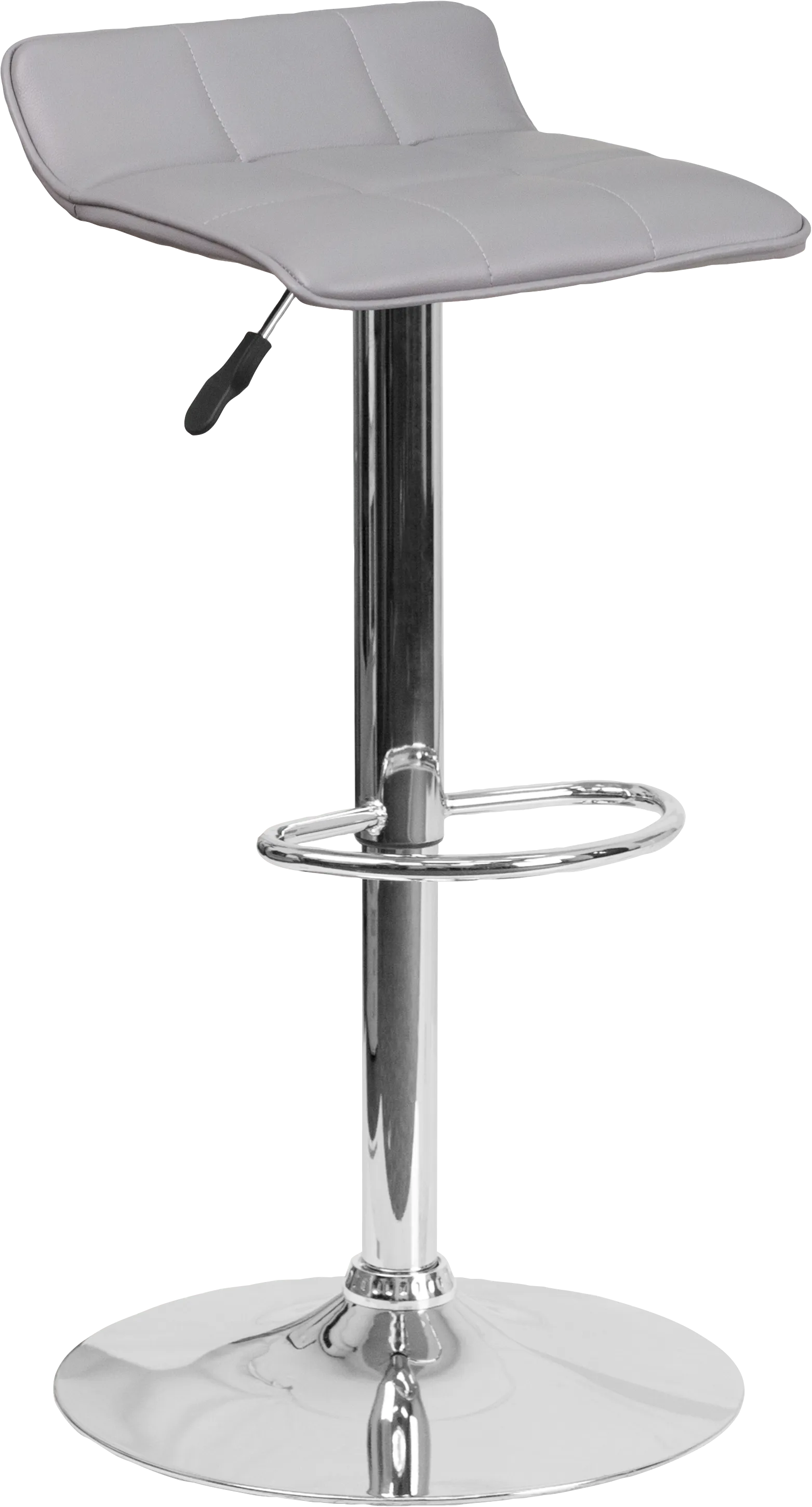 Reggie Gray Adjustable Swivel Barstool - Thumbnail - Image 1