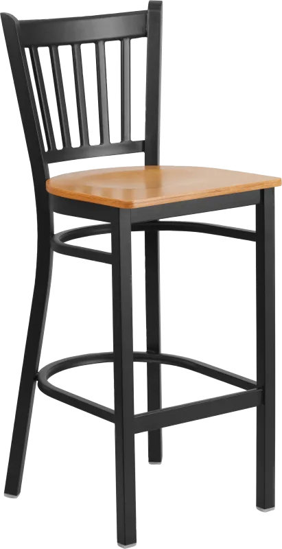 Elwood Black Barstool