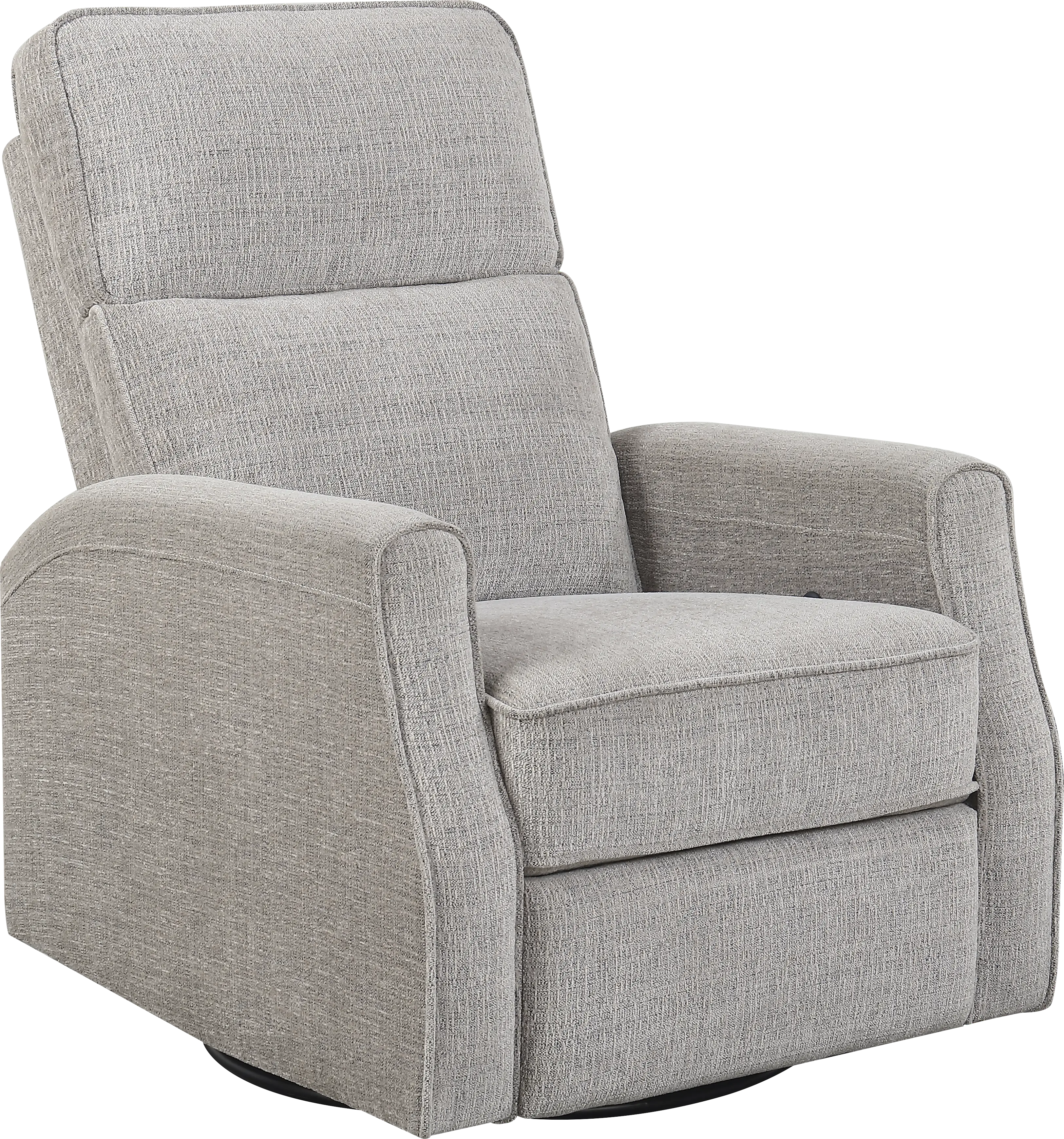 Callvert Beige Swivel Glider Recliner - Thumbnail - Image 1