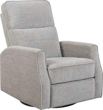 Callvert Beige Swivel Glider Recliner