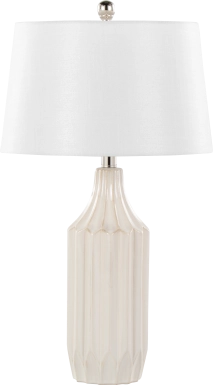 Keswick Land Cream Lamp