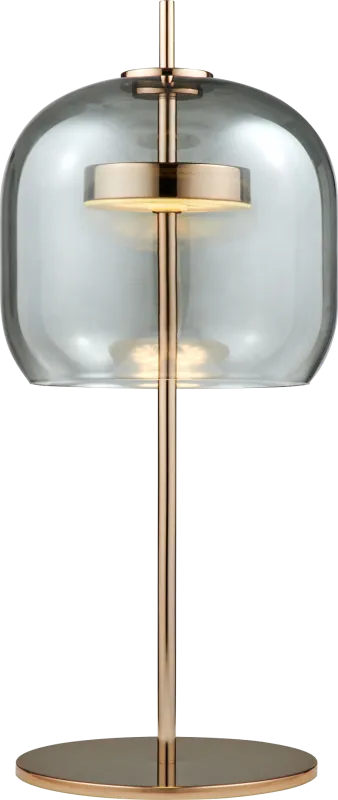 Lacewood Peak Gold Lamp
