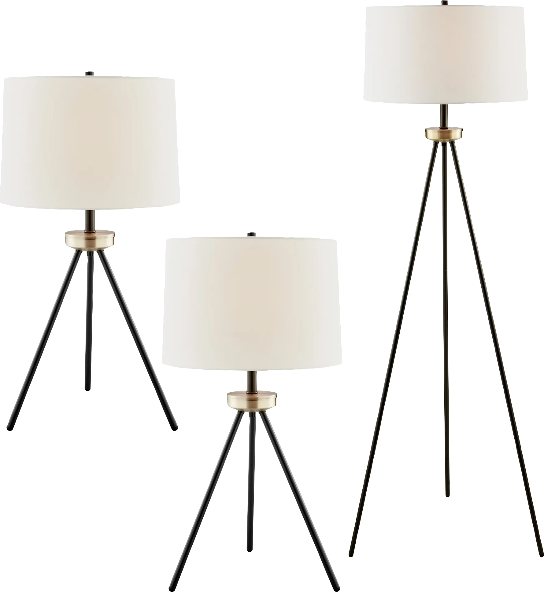 Emmons Way Bronze Table Lamps, Set of 3 - Image 1