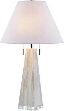 Cayuga Club White Lamp