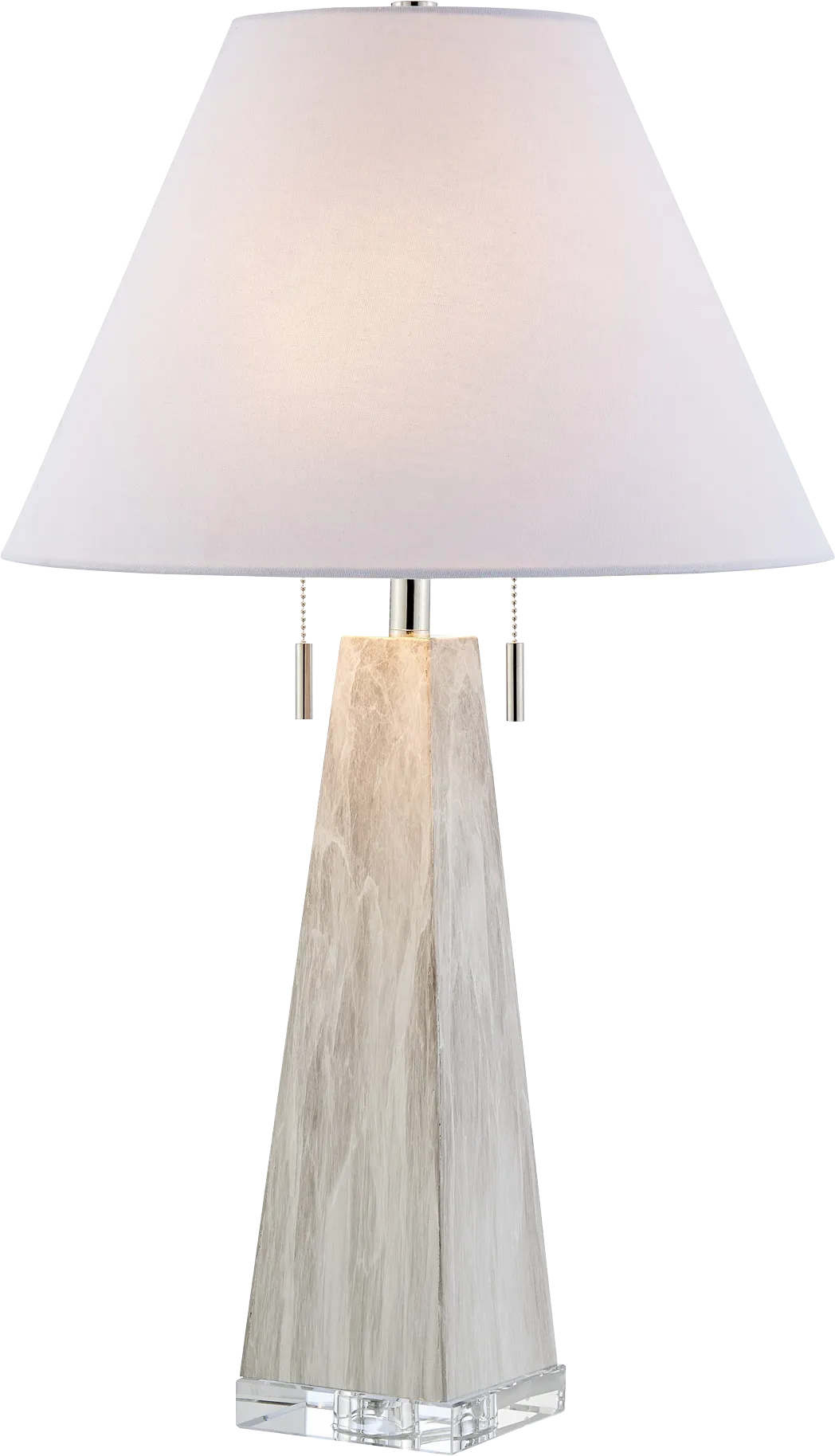 Cayuga Club White Lamp - Image 1