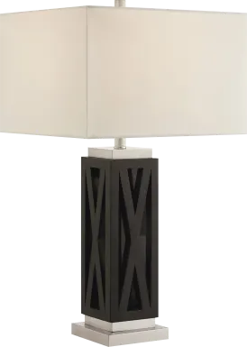 Quamari Hollow Black Lamp