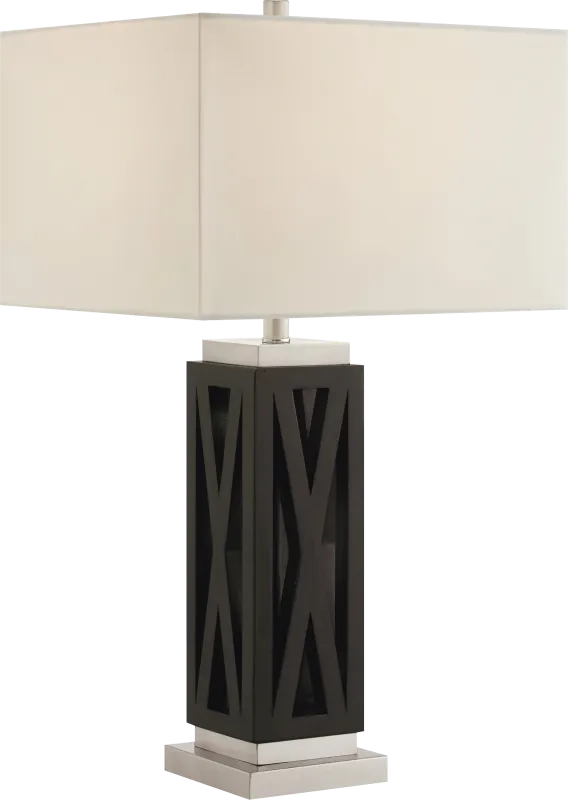 Quamari Hollow Black Lamp