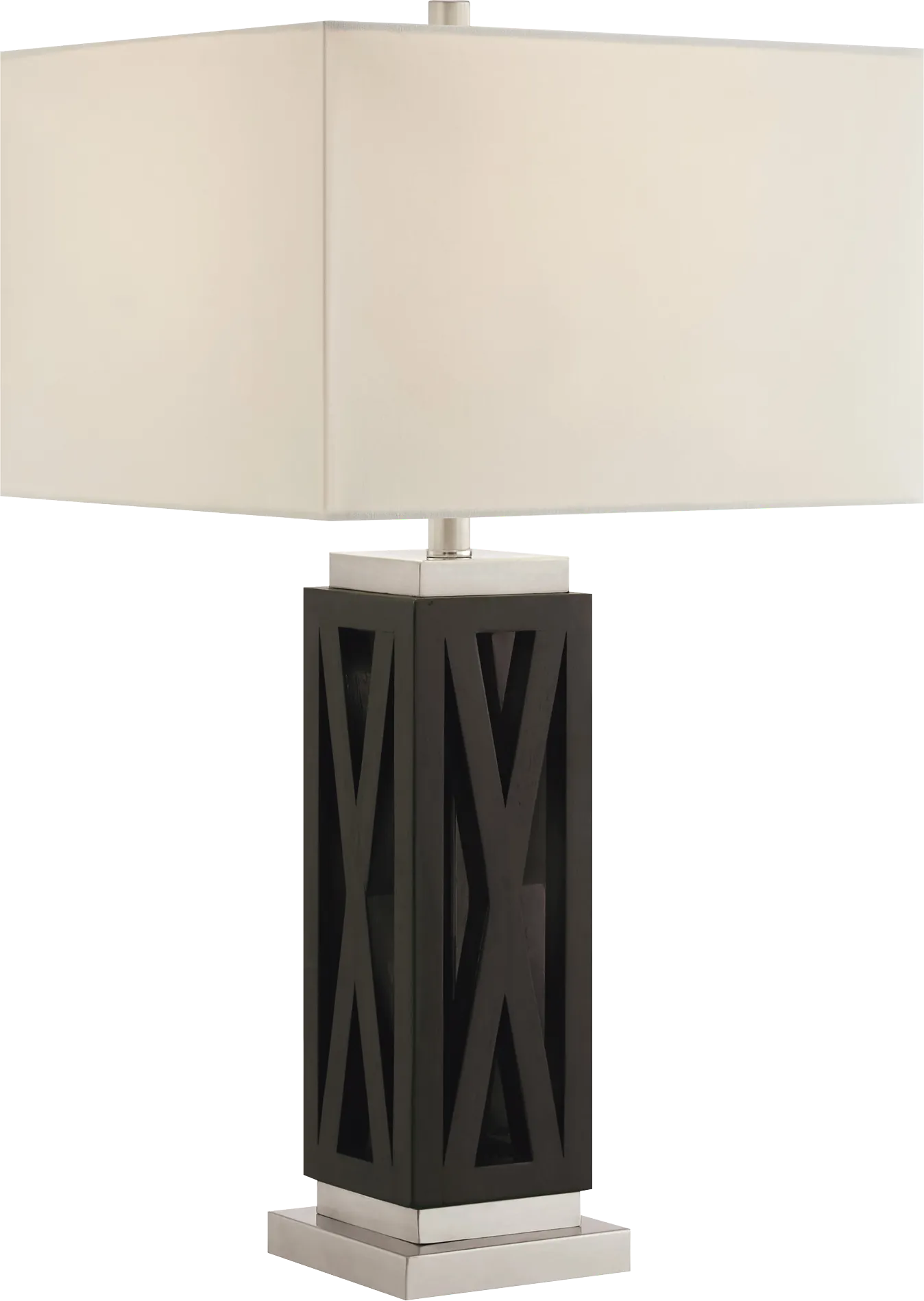 Quamari Hollow Black Lamp - Image 1