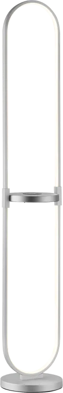 Ednam Avenue Silver Floor Lamp