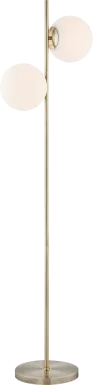 Interlake Place Gold Floor Lamp