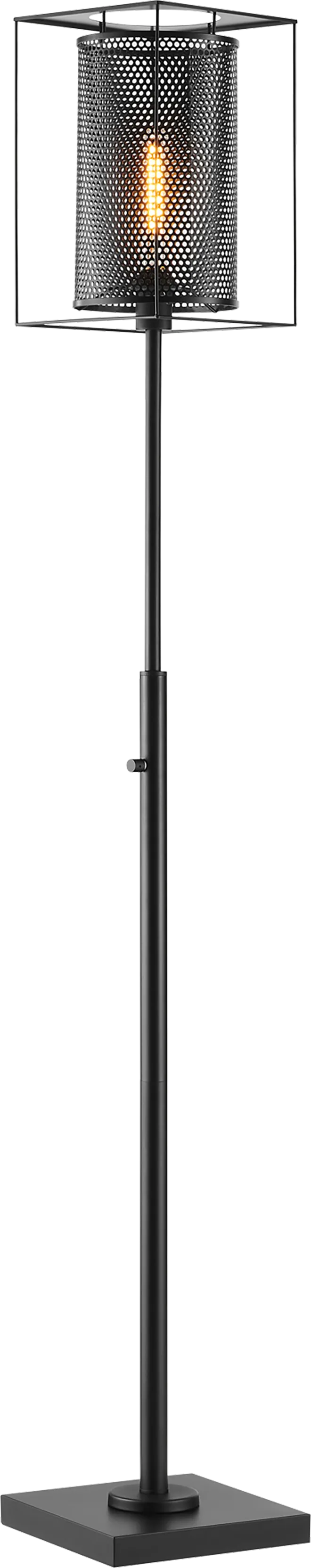 Zimke Cove Black Floor Lamp - Thumbnail - Image 1