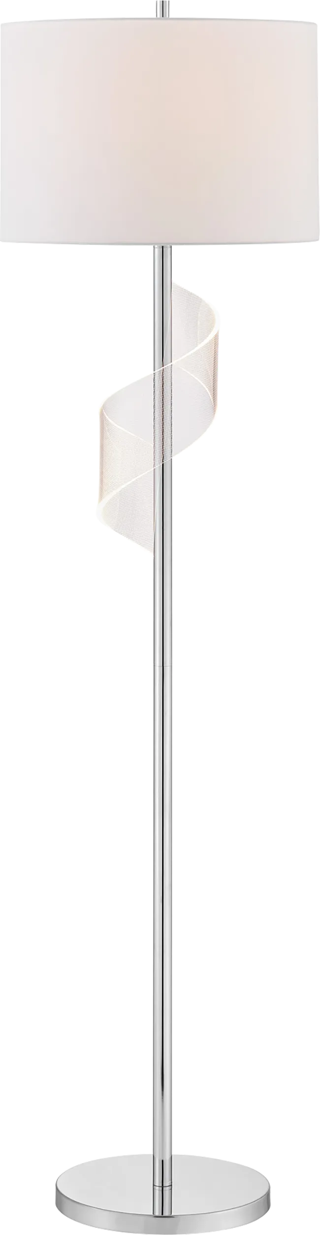 Uriah Way Silver Floor Lamp