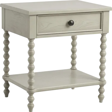 Hanchey White Accent Table