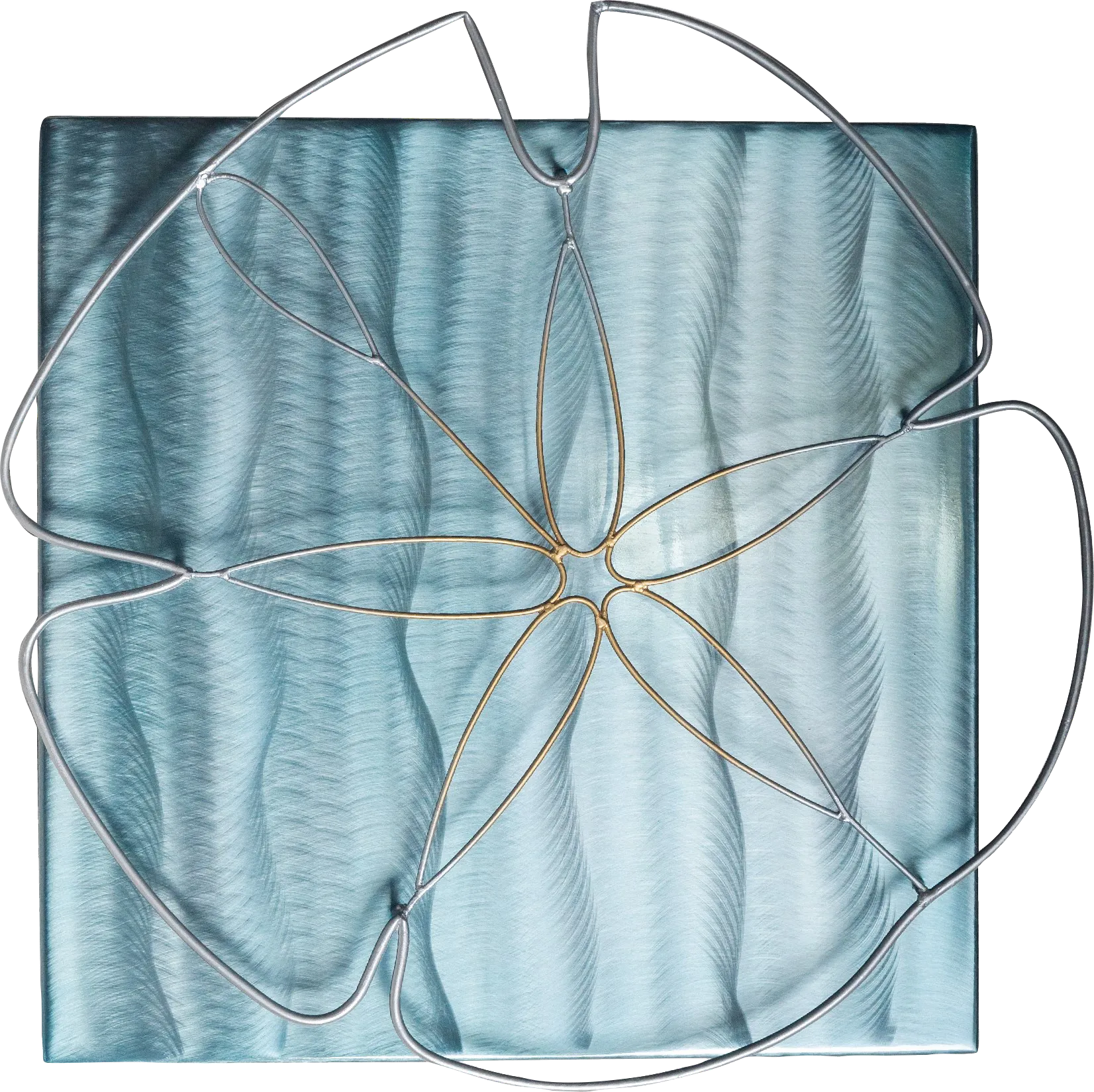 Sand Dollar Blue Outdoor Wall Art - Thumbnail - Image 1