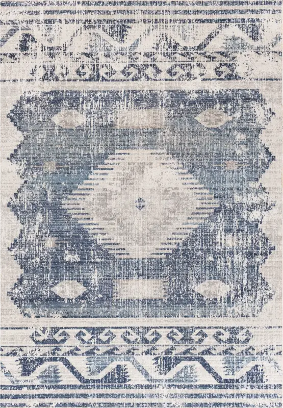 Matagorda Denim 7'10 x 10' Indoor/Outdoor Rug