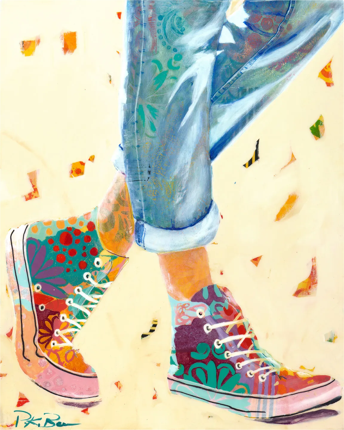 Kids Full of Style Cream Artwork - Image 1