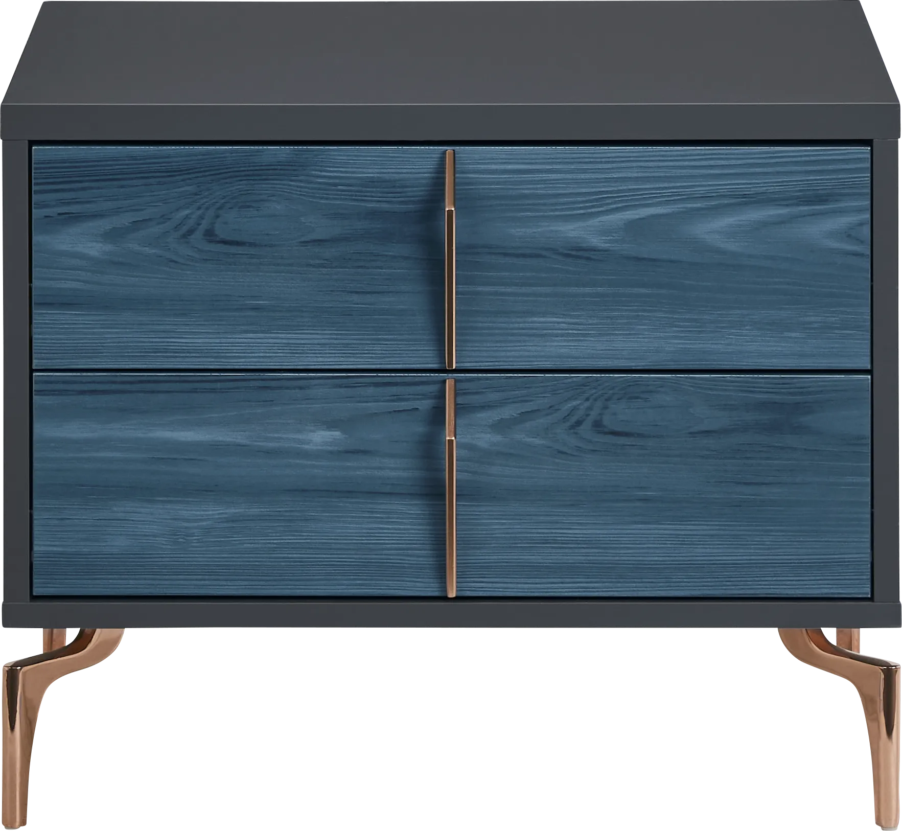 Esmedira Blue Nightstand - Thumbnail - Image 1