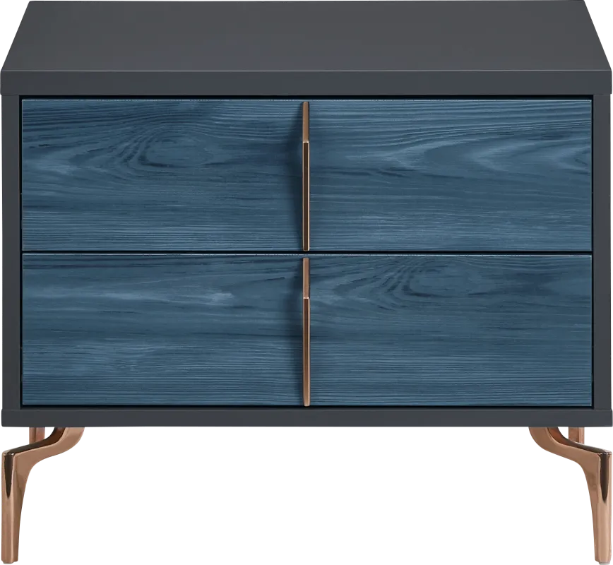 Esmedira Blue Nightstand