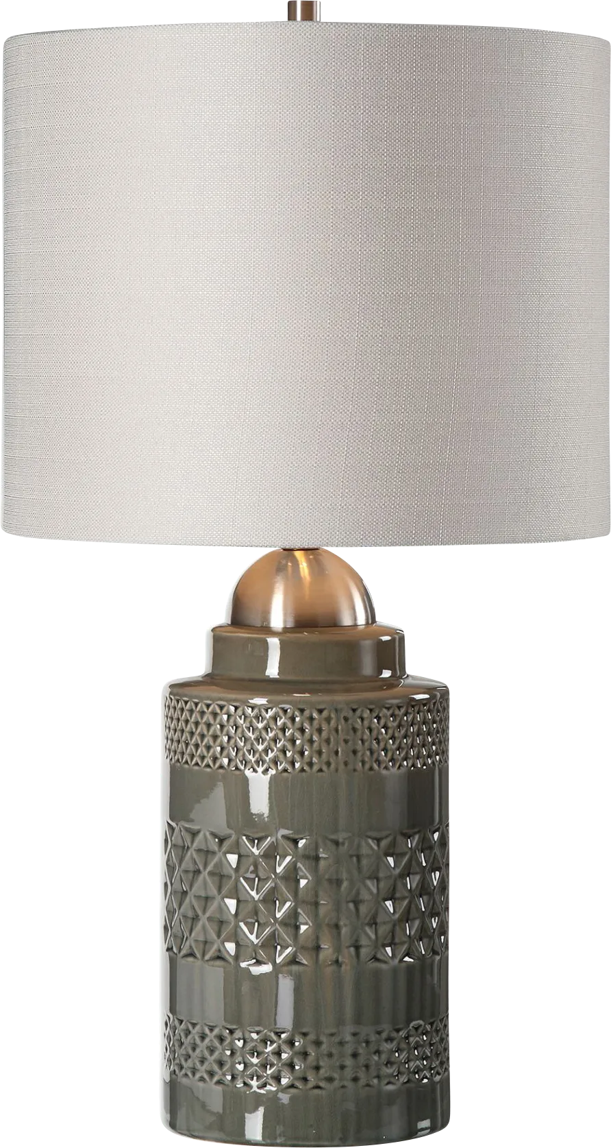Berkner Gray Lamp - Image 1
