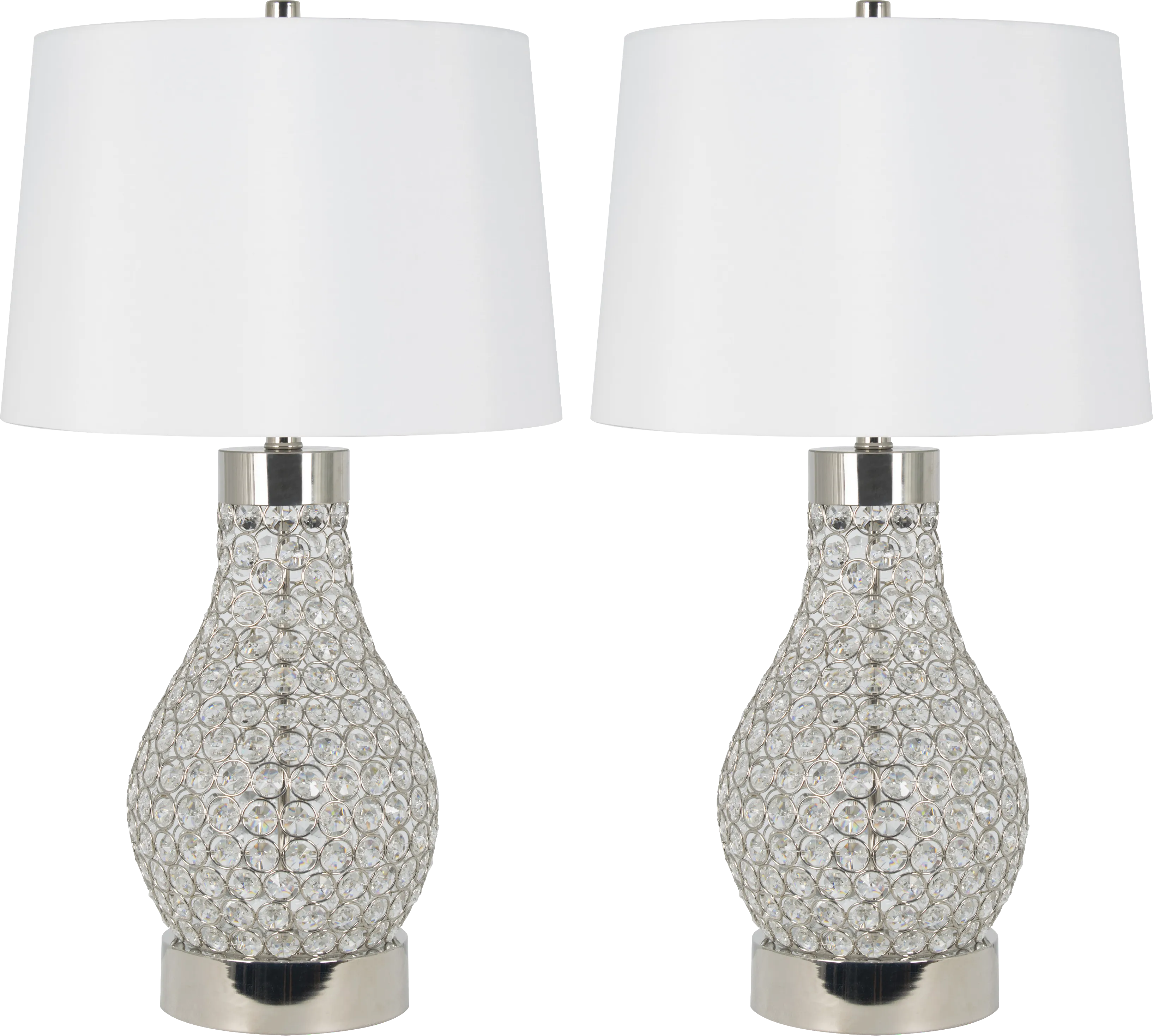 Mohr Home Clear Table Lamps, Set of 2 - Thumbnail - Image 1