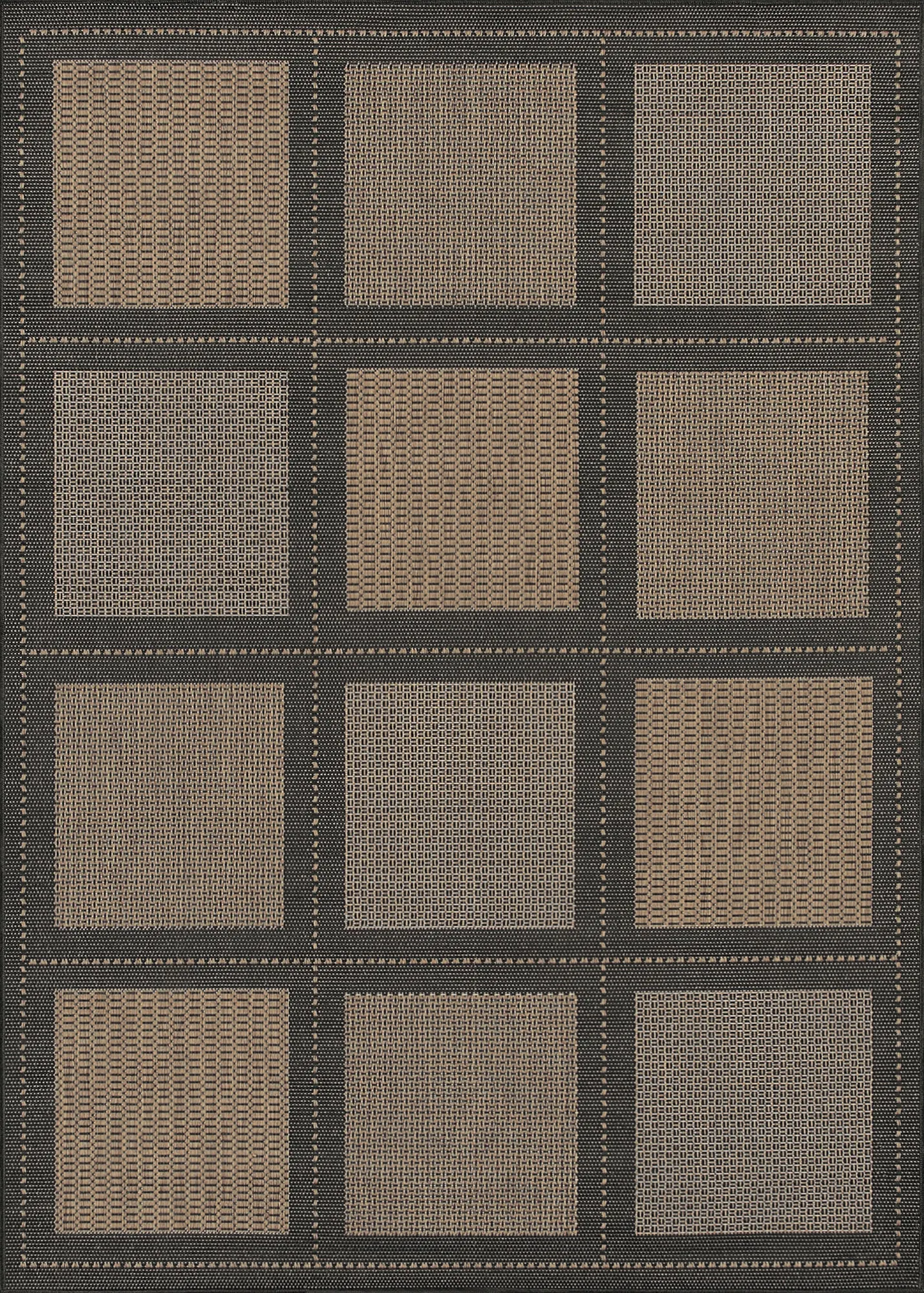 Summit Way Brown 7'6 x 10'9 Indoor/Outdoor Rug - Thumbnail - Image 1