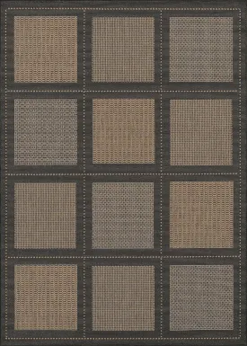 Summit Way Brown 5'3" x 7'6" Indoor/Outdoor Rug