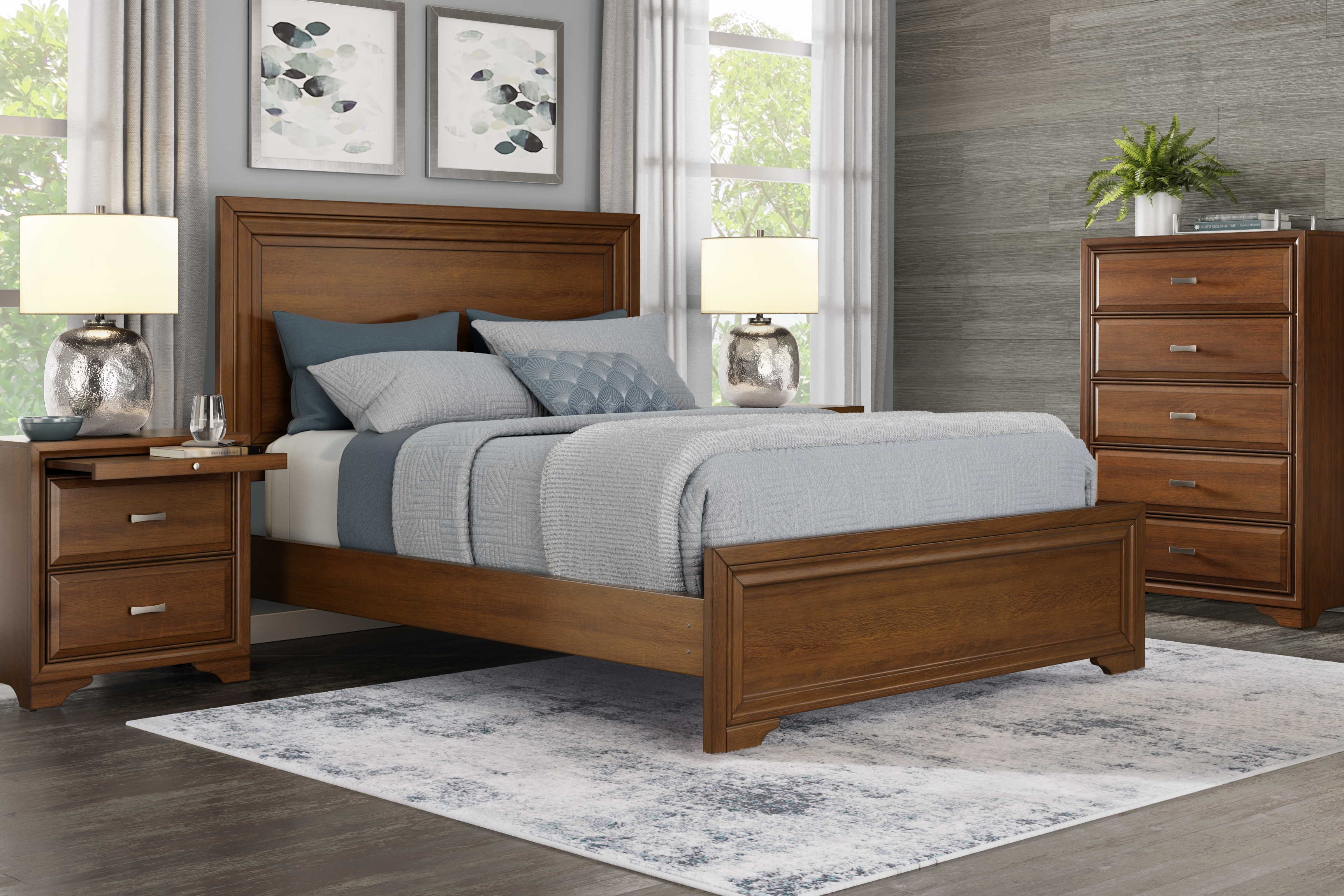 Belcourt Brown Cherry Finish Chest