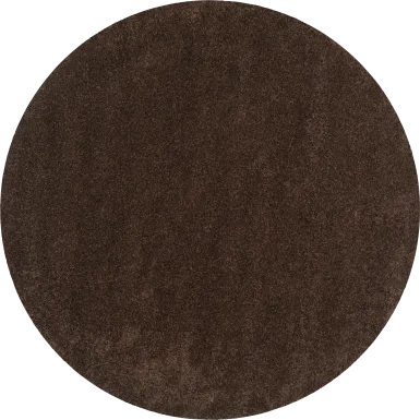 Cleona Brown 4' Round Rug