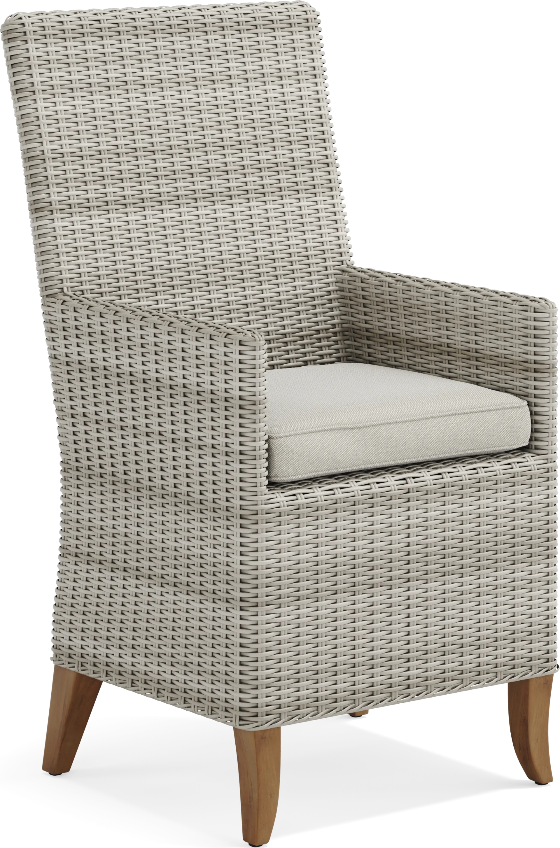Patmos Tan 7 Pc 78 In. Outdoor Dining Room with Linen Cushions - Image 6