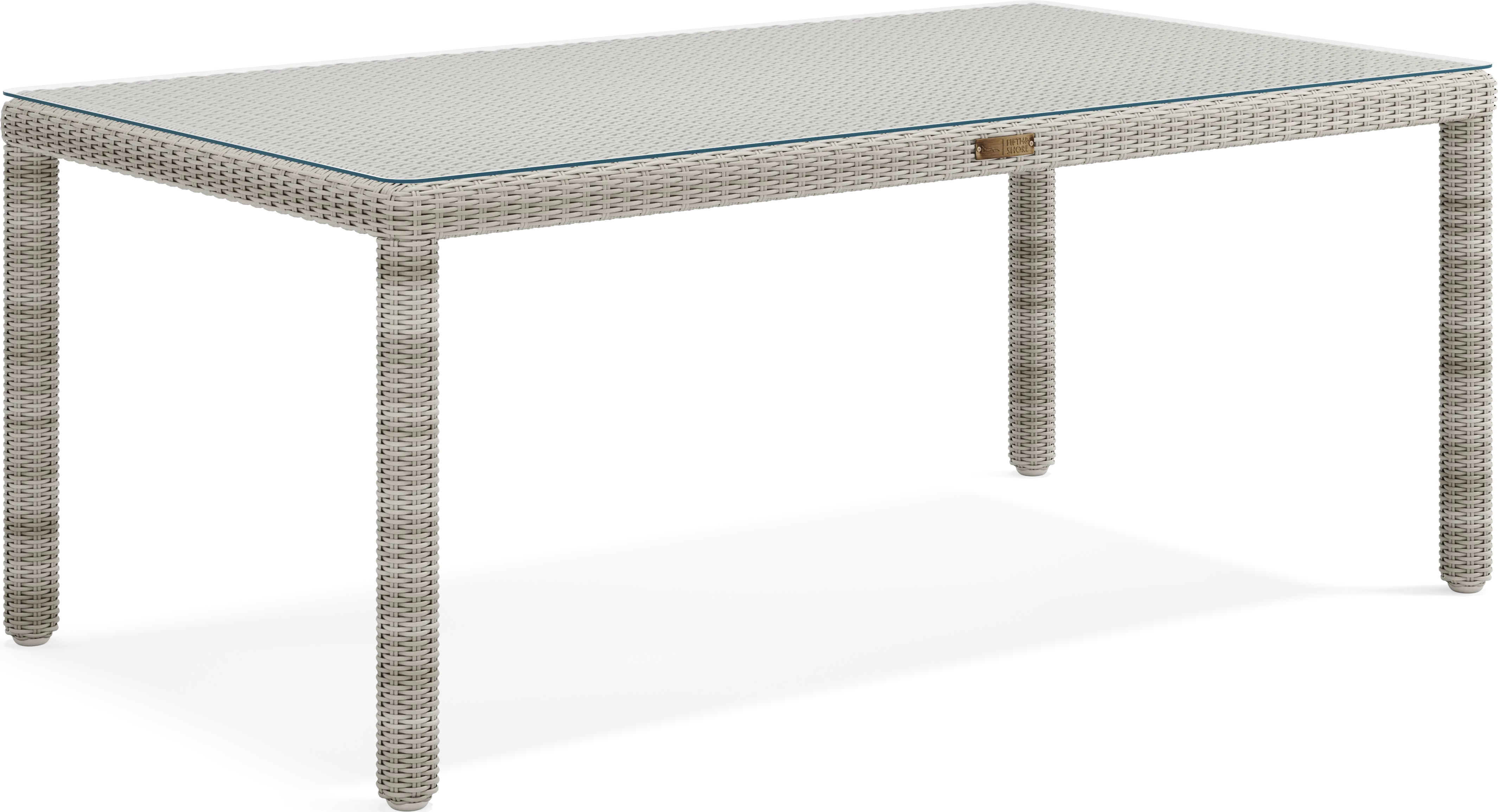 Patmos Gray 7 Pc 74 In. Outdoor Dining Room with Steel Cushions - Thumbnail - Image 2