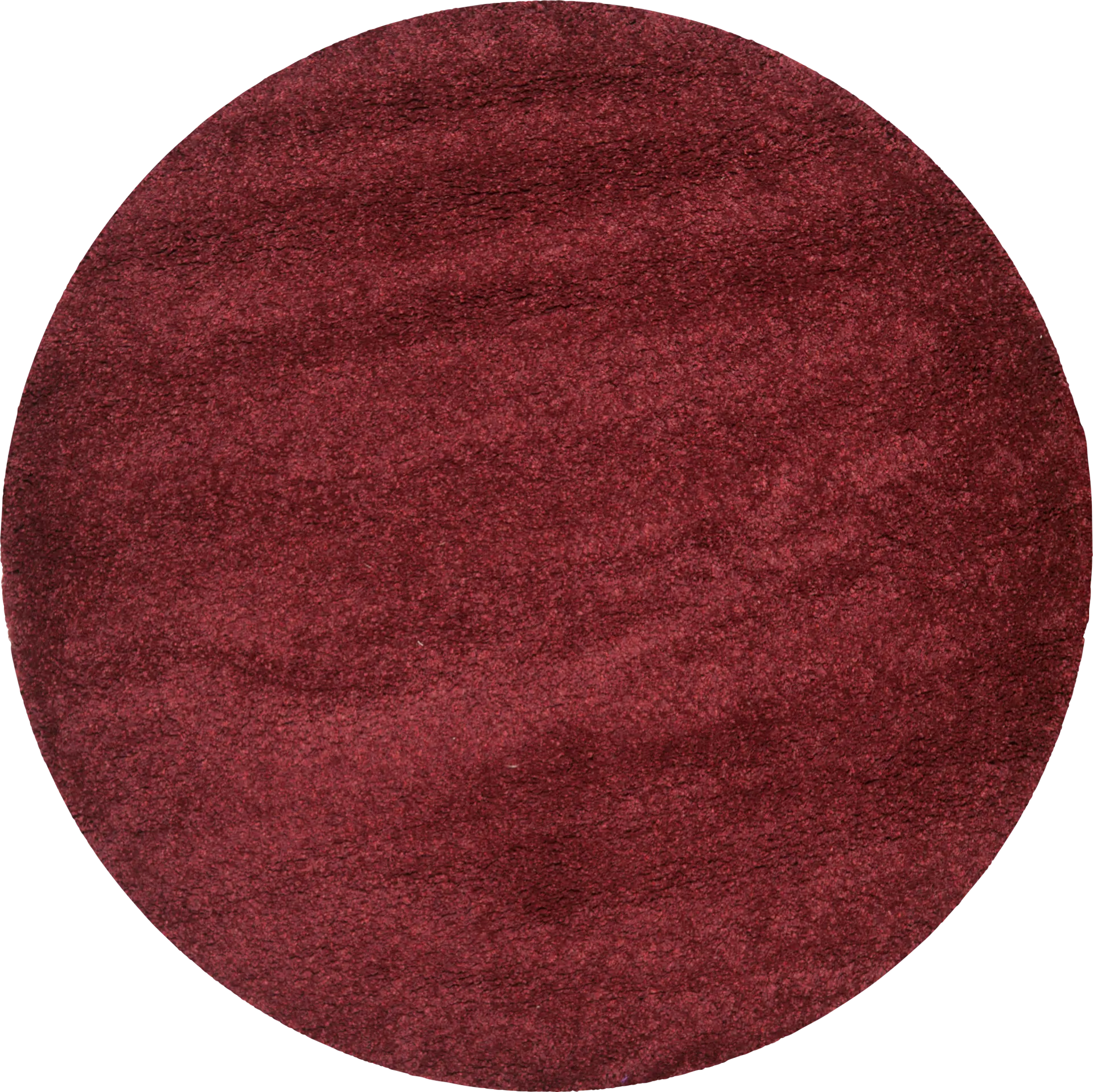 Cleona Maroon 4' Round Rug