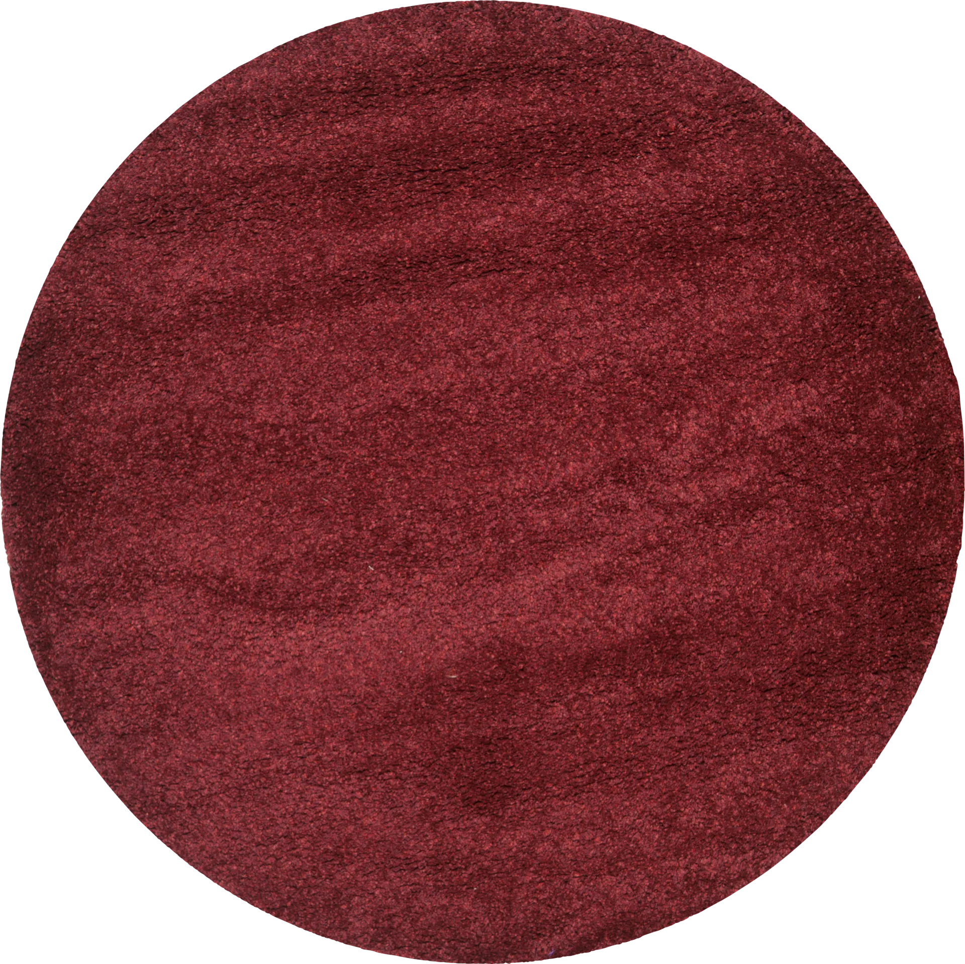 Cleona Maroon 4' Round Rug - Image 1