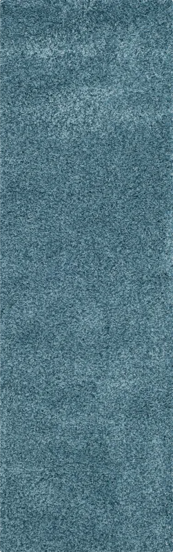 Cleona Turquoise 2' x 7' Runner Rug