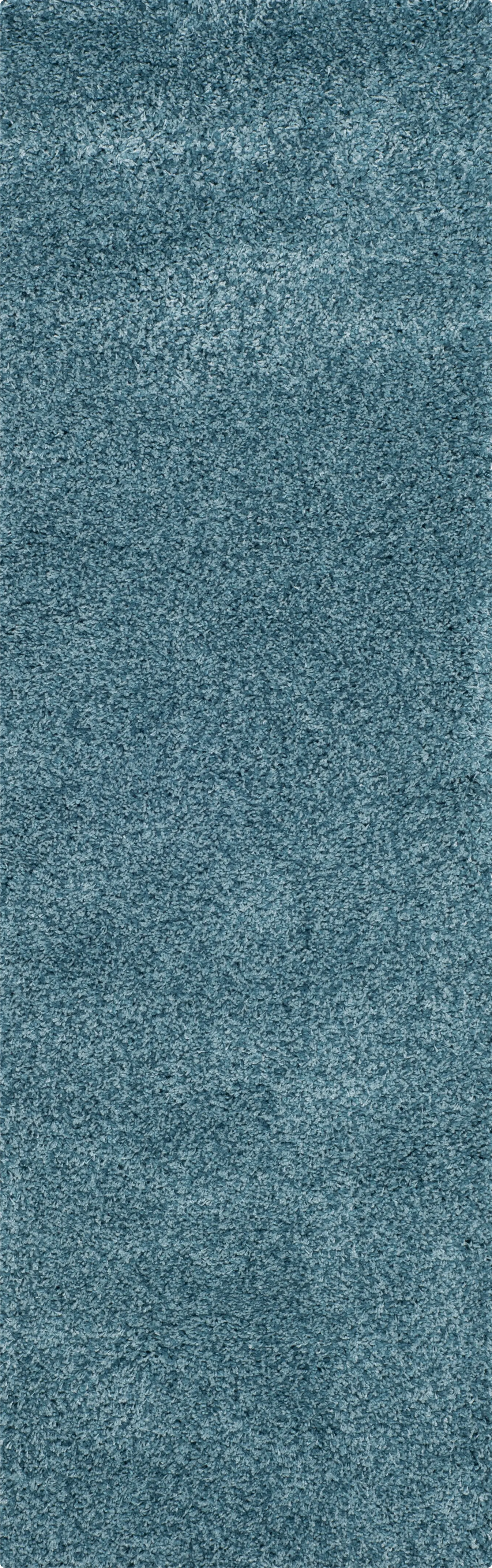 Cleona Turquoise 2' x 7' Runner Rug